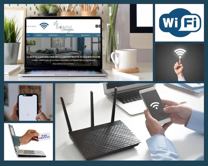 Le Nautilus Proche Plage Clim Parking Prive Wifi Proche Montpellier Carnon-Plage Ngoại thất bức ảnh